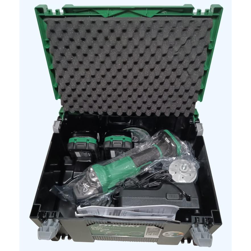 未使用 フルセット HIKOKI 18V 100mm ディスクグラインダ G