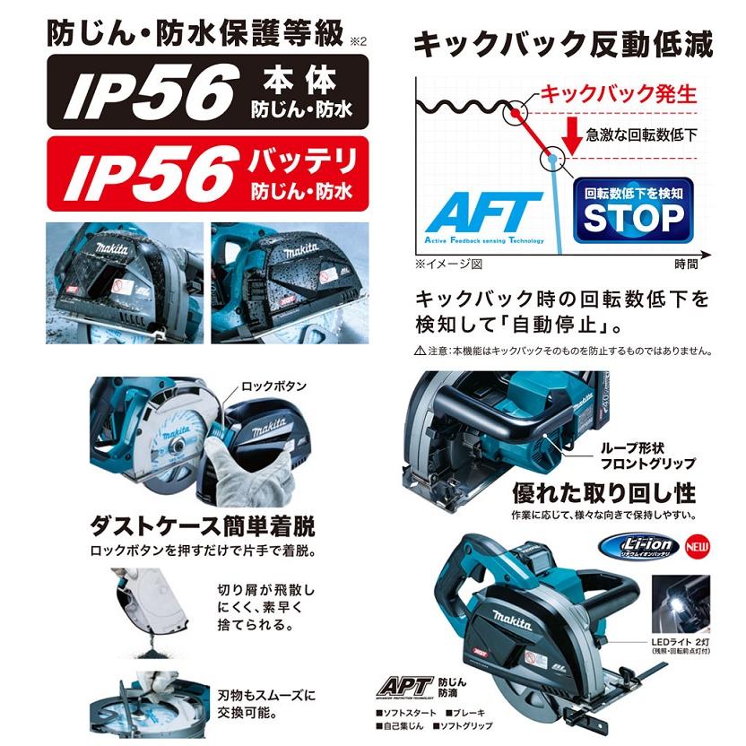 未使用 フルセット マキタ 185mm 40V 充電式チップソーカッタ 