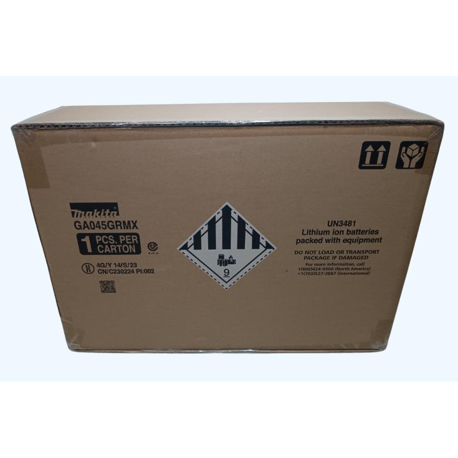 未使用 本体+ケース マキタ 100mm 40V ディスクグラインダ GA045GZ  