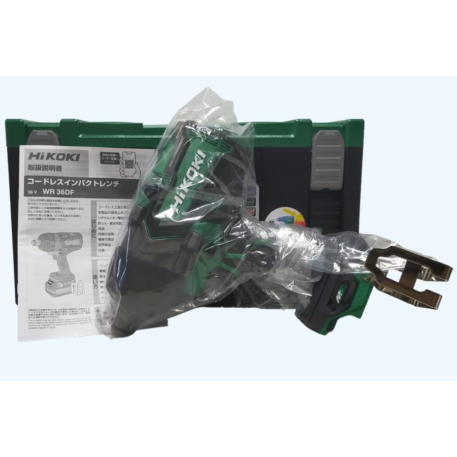未使用 本体+ケース HiKOKI 36V コードレスインパクトレンチ WR36DF(NN  