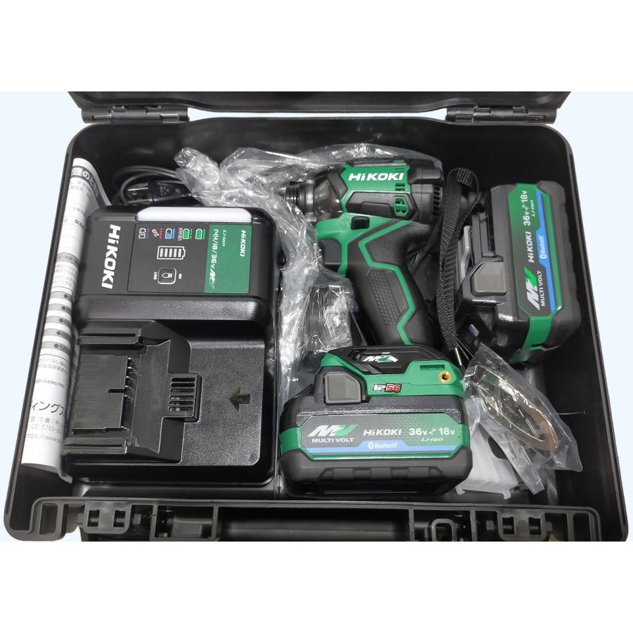 未使用 フルセット HIKOKI 36V インパクトドライバ WH36DC 2XPSZ