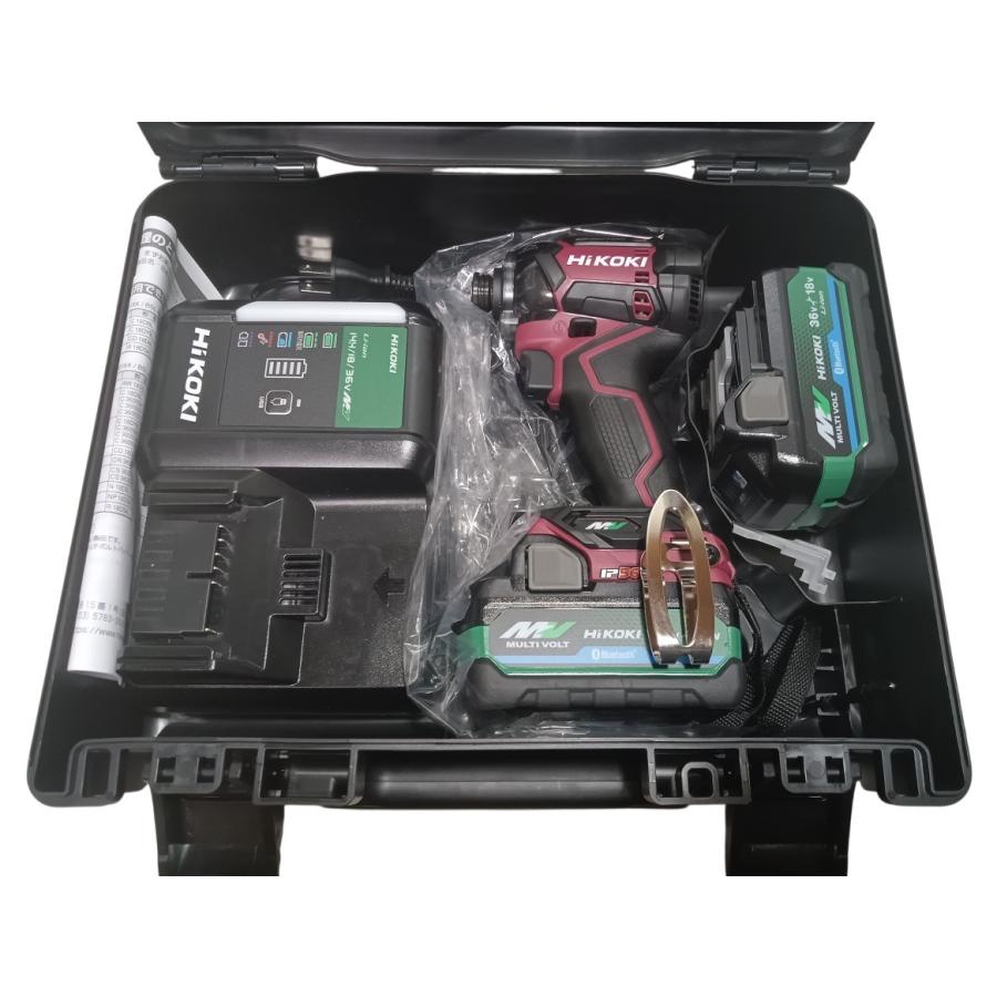 未使用 フルセット HIKOKI 36V インパクトドライバ WH36DC(2XPRSZ 