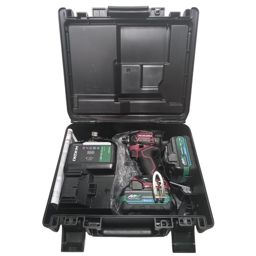 未使用 フルセット HIKOKI 36V インパクトドライバ WH36DC(2XPRSZ 