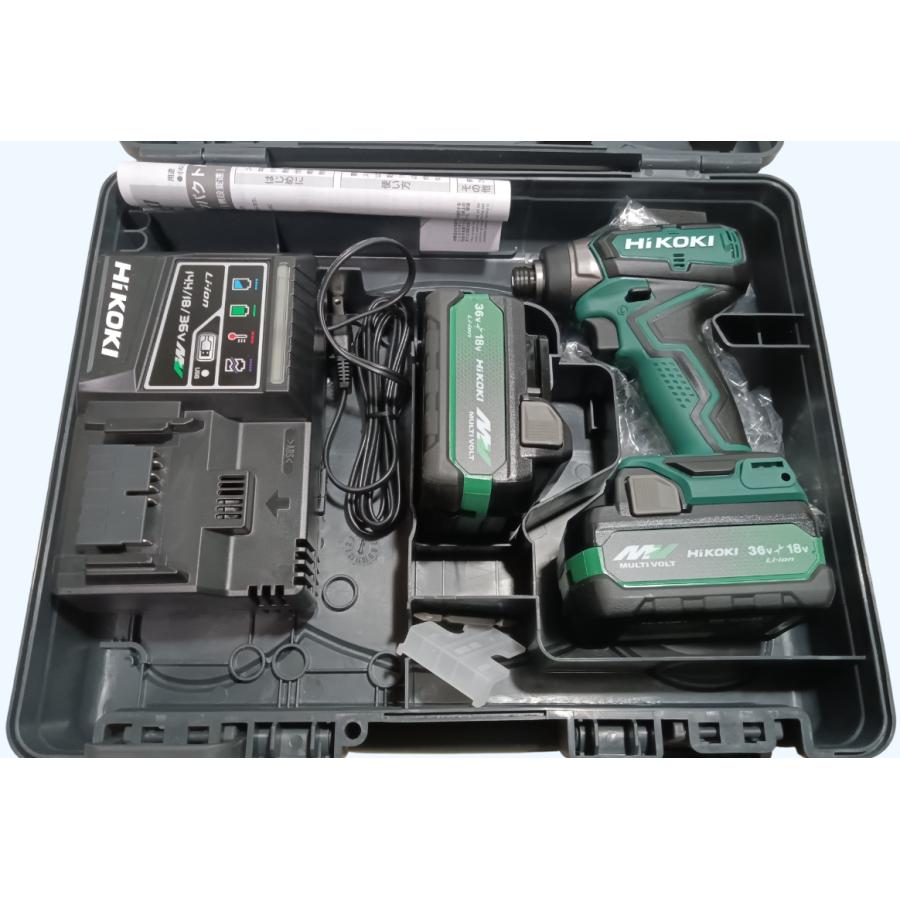 未使用 フルセット HiKOKI 18V インパクトドライバー WH18DD(2XCZ