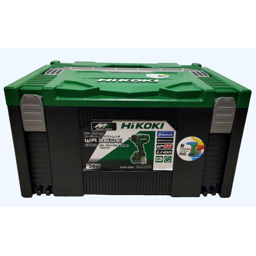 未使用 本体+ケース HiKOKI 36V コードレスインパクトレンチ WR36DE(NN 