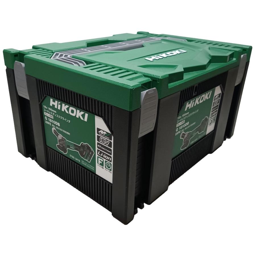未使用 システムケースのみ HIKOKI 18V 100mm ディスクグラインダ G 
