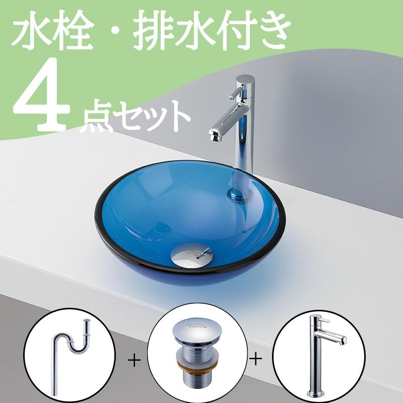 洗面ボウル おしゃれ 置き型 陶器 洗面器 洗面台 セット 水栓 蛇口