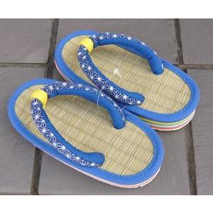 イグサぞうり（子供用青2号）<16.5cm> | 