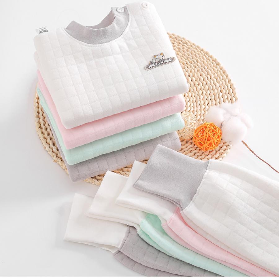 綿100％ パジャマ ベビー ルームウェア キッズ 長袖 子供 キルトニット 男の子 女の子 上下セット 韓国子供服 可愛い 春 秋 冬 クリスマス プレゼント ギフト | ブランド登録なし | 18