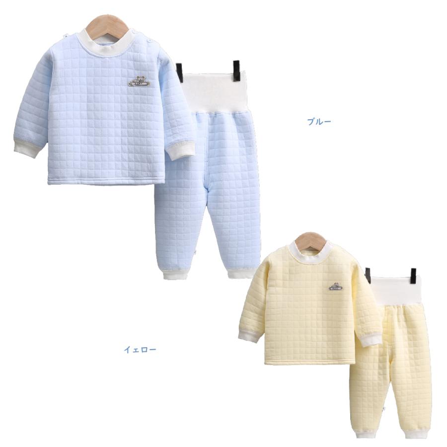 綿100％ パジャマ ベビー ルームウェア キッズ 長袖 子供 キルトニット 男の子 女の子 上下セット 韓国子供服 可愛い 春 秋 冬 クリスマス プレゼント ギフト | ブランド登録なし | 23
