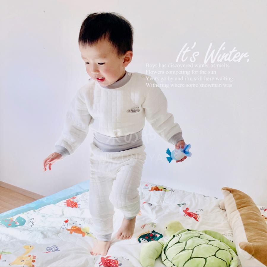 綿100％ パジャマ ベビー ルームウェア キッズ 長袖 子供 キルトニット 男の子 女の子 上下セット 韓国子供服 可愛い 春 秋 冬 クリスマス プレゼント ギフト | ブランド登録なし | 11
