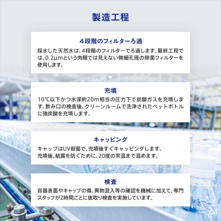 水想い 強炭酸水 スパークリング 500ml 42本 ラベルレス 送料無料 炭酸水 軟水 国産 天然水 ナチュラルミネラルウォーター 無糖 | 水想い | 07