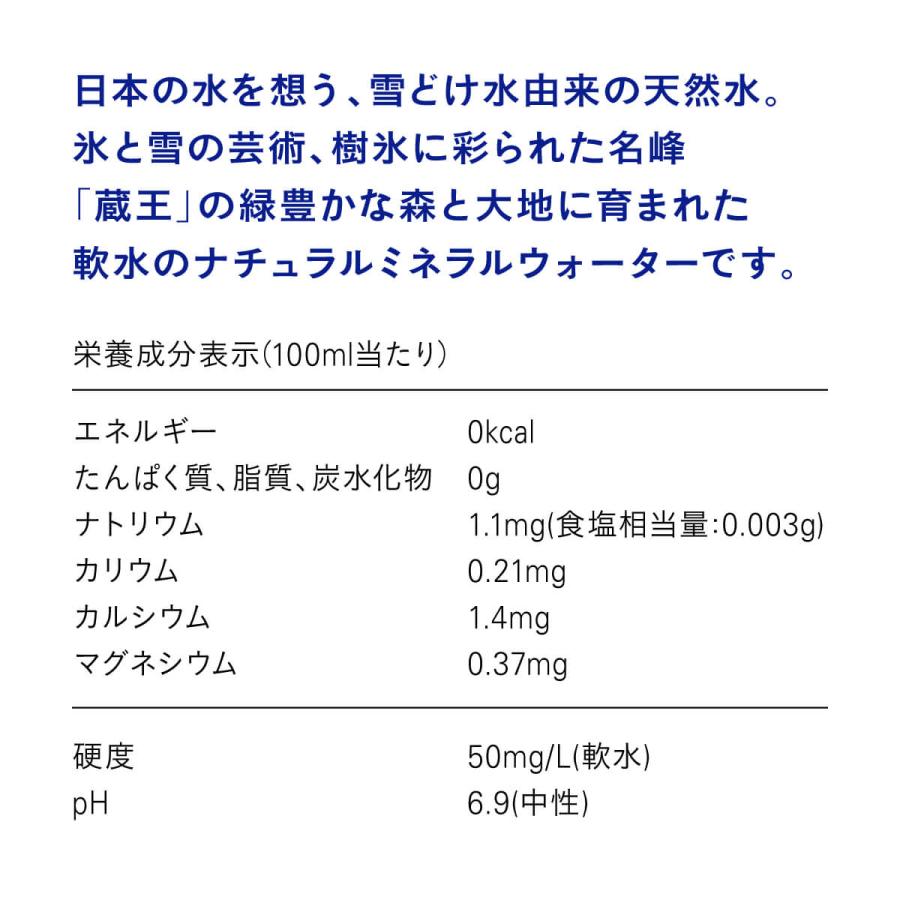 水 ミネラルウォーター 天然水 1本あたり49.5円 365日出荷対応 ラベルレス 水想い 500ml 42本入り 軟水 国産 water｜mizuomoi｜05