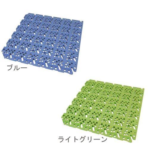 （ミヅシマ工業直販）スーパーチェッカー　300×300×13mm　スノコ　ジョイント式　透水　防菌　防カビ｜mizushima21｜02