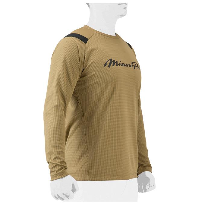 ◆メール便対応商品◆MIZUNO（ミズノ）限定 ミズノプロ KUGEKI ロングTシャツ（12JAAT70）mizunopro 野球 トレーニング ウェア 長袖 トップス ユニセックス｜mizushimasports｜04