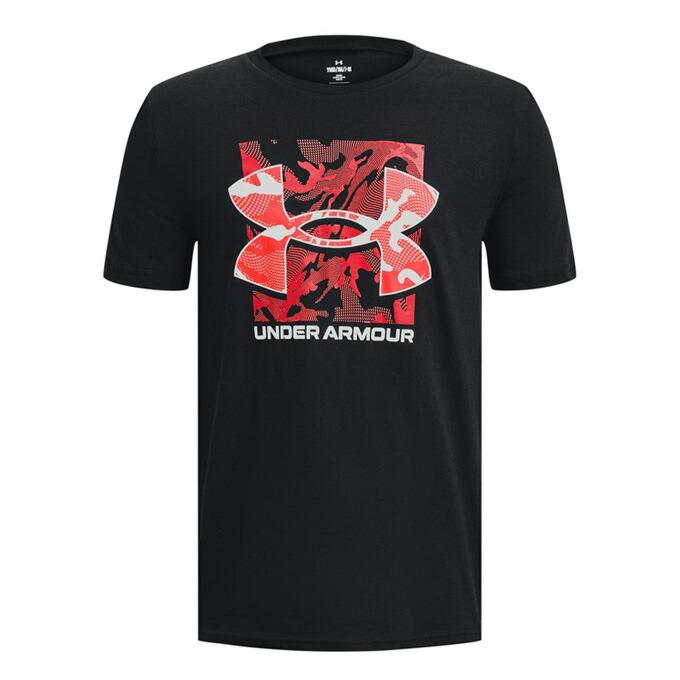 ◆メール便対応商品◆UNDER ARMOUR（アンダーアーマー）UAショートスリーブ ボックスロゴカモ Tシャツ（1377317）スポーツ トレーニング 半袖 子供用 ジュニア｜mizushimasports｜02