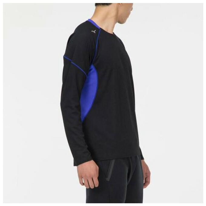 ◆メール便対応商品◆MIZUNO（ミズノ）ドライエアロフロー ロングTシャツ（32MA1554）トレーニング ランニング ウェア 長袖 ロンT メンズ｜mizushimasports｜08