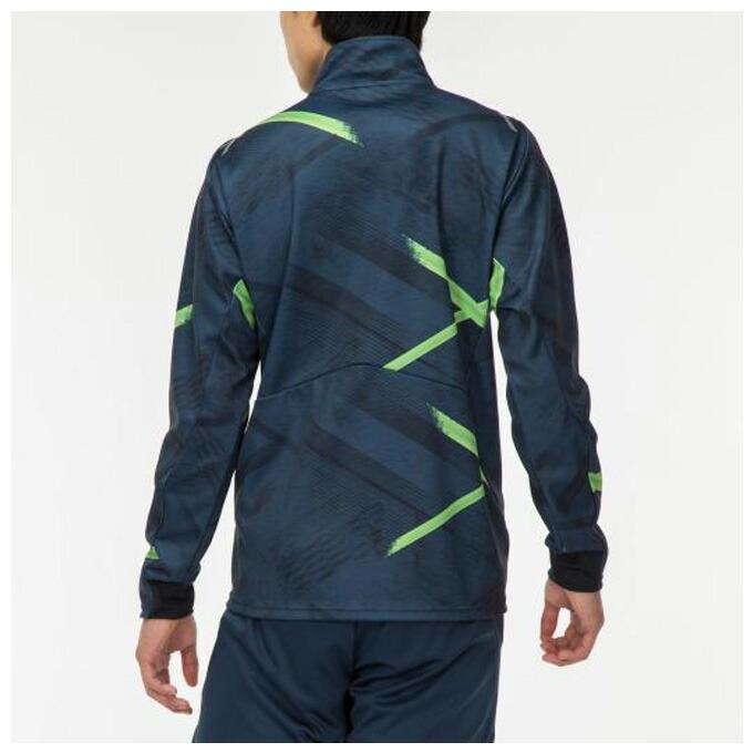 Mizuno ネイビー ジャケットとパンツセットLサイズ Mizuno ジャケット・パンツセット Lサイズ ネイビー/イエロー