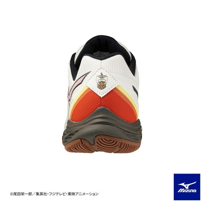 【新品未使用】半額以下MIZUNOウェーブファング2 ワンピース限定モデル24㎝ MIZUNO（ミズノ） 【訳あり商品】限定 ONE PIECE ウエーブファング 2