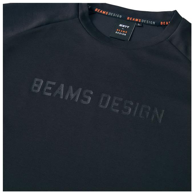 ZETT（ゼット）限定 ZETT by BEAMS DESIGN  BDデュアルファインTシャツ（BOT77105）ゼット バイ ビームス デザイン 野球 半袖 大きいサイズ メンズ｜mizushimasports｜05