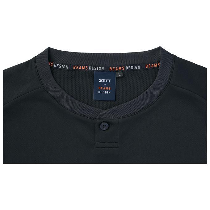 BEAMS×ZETT ヘンリーネックTシャツ 限定 ゼット（ZETT） ◇メール便対応商品◇限定 ZETT by BEAMS DESIGN