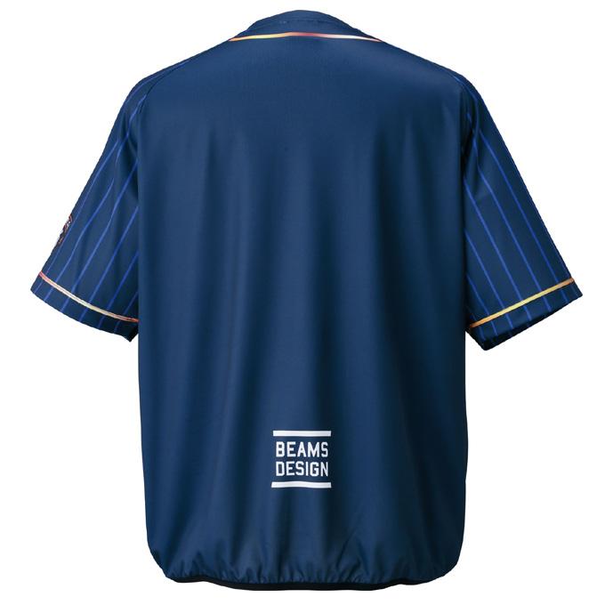 【ゼット】　ZETT by BEAMS DESIGN レイヤーシャツ ネイビー ゼット（ZETT） ◇メール便対応商品◇限定 ZETT by BEAMS DESIGN