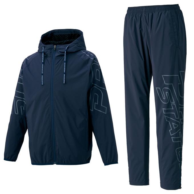 ZETT ゼット プロステイタス ウインドブレーカー 裏起毛 ジャケット ゼット ウインドブレーカー 上下 メンズ セットアップ ブランド