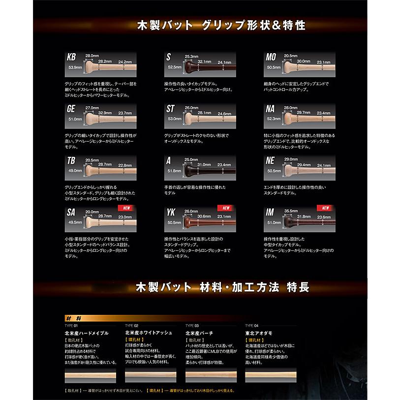 ゼット 【84cmのみ】ZETT（ゼット）硬式用木製バット スペシャル