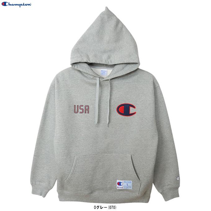 Champion（チャンピオン）フーデッドスウェットシャツ（C3A110）スポーツ カジュアル パーカー フードあり 裏起毛 メンズ Champion（チャンピオン） フーデッドスウェットシャツ（C3A110