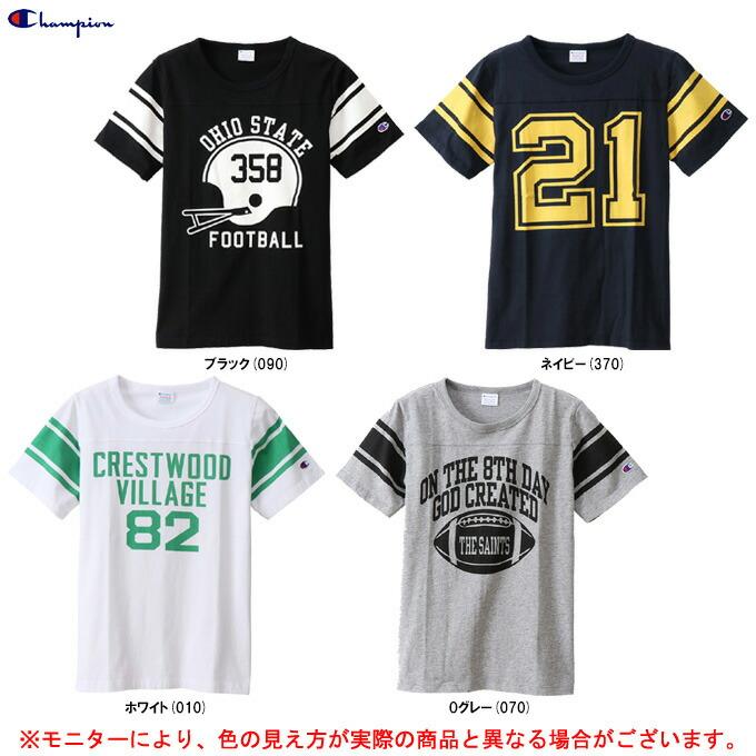 Champion チャンピオン フットボールtシャツ Cwp316 ウォーキング ランニング フィットネス ジム カジュアル アメカジ レディース ミズシマスポーツ株式会社 通販 Paypayモール