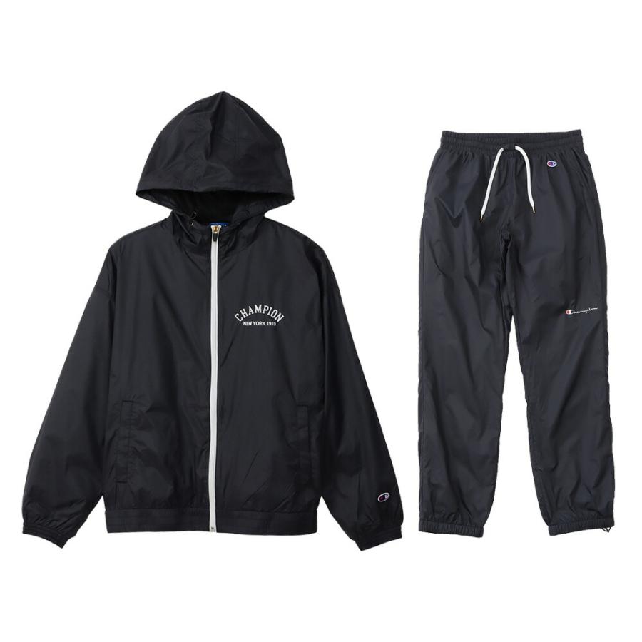 チャンピオン　champion アルミコーティングウインドブレーカー上下セット Champion ウィンドブレーカー 上下 レディース チャンピオン