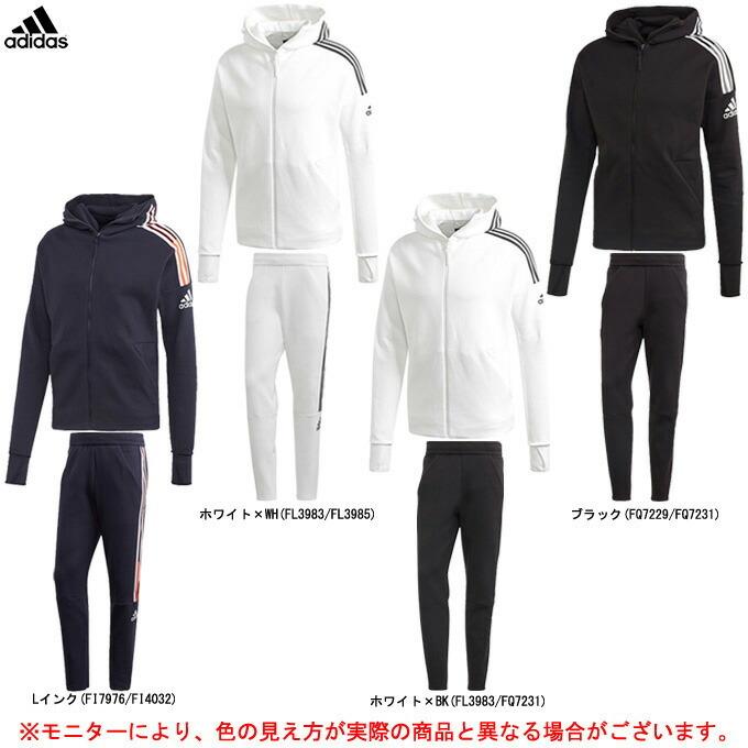 Adidas アディダス Z N E 3ストライプス パーカー パンツ 上下セット Gkc Gld76 スポーツ トレーニング ランニング フードつき 男性用 メンズ ミズシマスポーツ株式会社 通販 Paypayモール