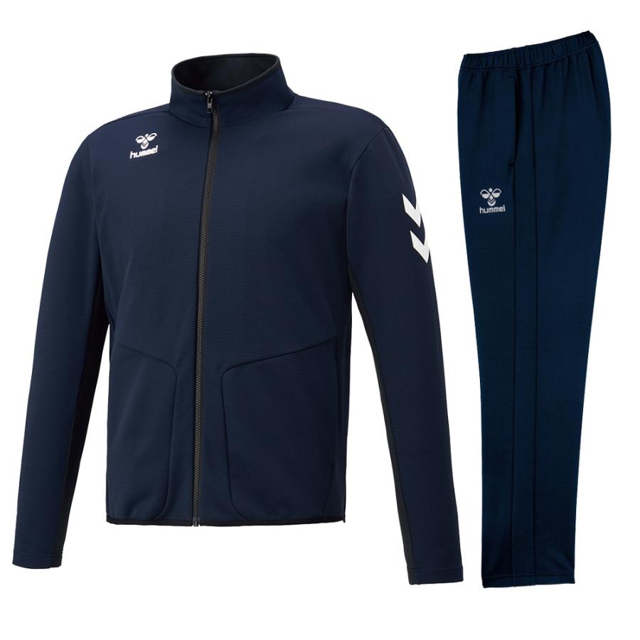 hummel - 未使用品 hummel ヒュンメル ○トレーニングウェア セットアップ HAT2095/HAT3095 サイズL サッカー フットサル メンズ ブラック hummel（ヒュンメル） トレーニングジャケット パンツ 上下セット