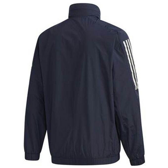 adidas フード付きネイビージャケット上下セット M ネイビー adidas アディダス ウインドブレーカー メンズ 上下 WORD