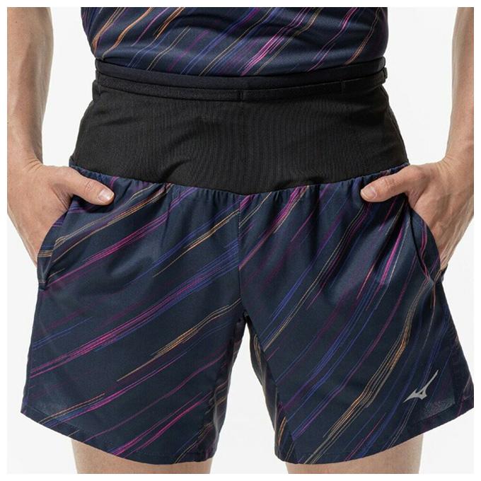 ◆メール便対応商品◆MIZUNO（ミズノ）限定 マルチポケットパンツ プラス グラフィック 7インチ（J2MBC016） ランニングパンツ ランパン 短パン ユニセックスの画像