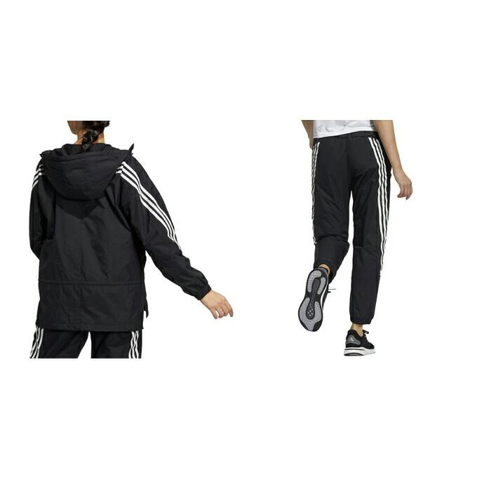 即日発送 Adidas アディダス 24 7 ウインドブレーカー ジャケット パンツ 上下セット Jik94 Jik92 フード付き スポーツ トレーニングレディース Babylonrooftop Com Au