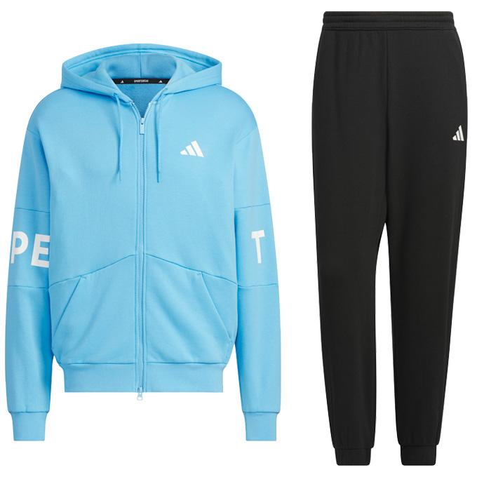 adidas adidas(アディダス)WORD スウェットFZフーディ パンツ adidas adidas(アディダス)WORD スウェットFZフーディ パンツ