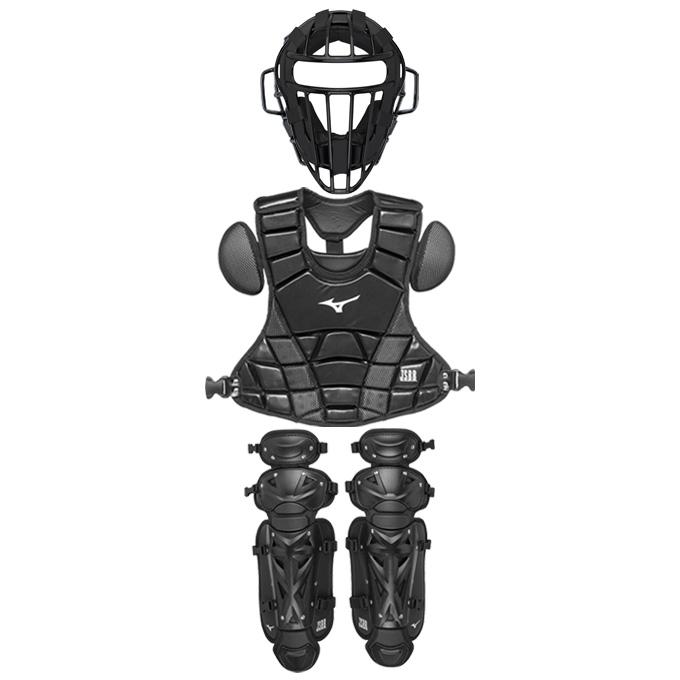 ミズノ 少年軟式野球用 キャッチャー防具一式 Sサイズ JSBB公認 MIZUNO（ミズノ） 少年軟式用キャッチャー防具 3点セット Sサイズ JSBB