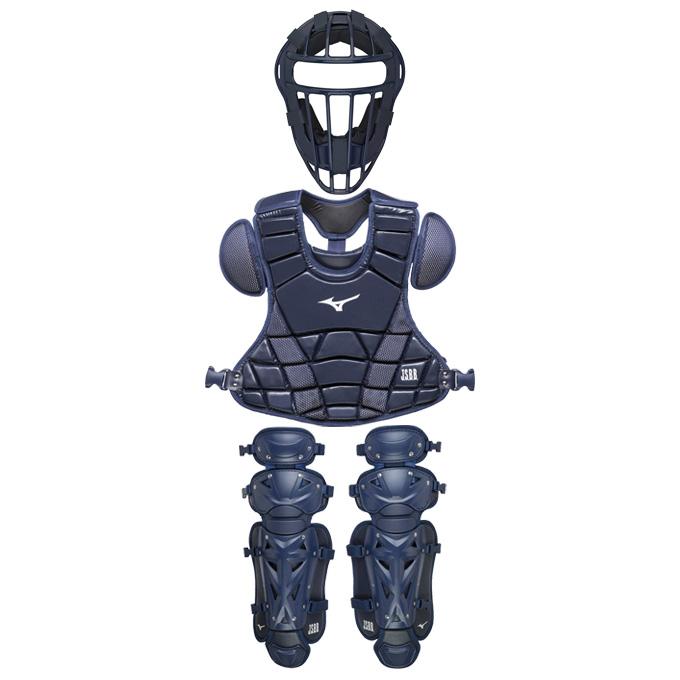 MIZUNO（ミズノ） 少年軟式用キャッチャー防具 3点セット Sサイズ JSBB