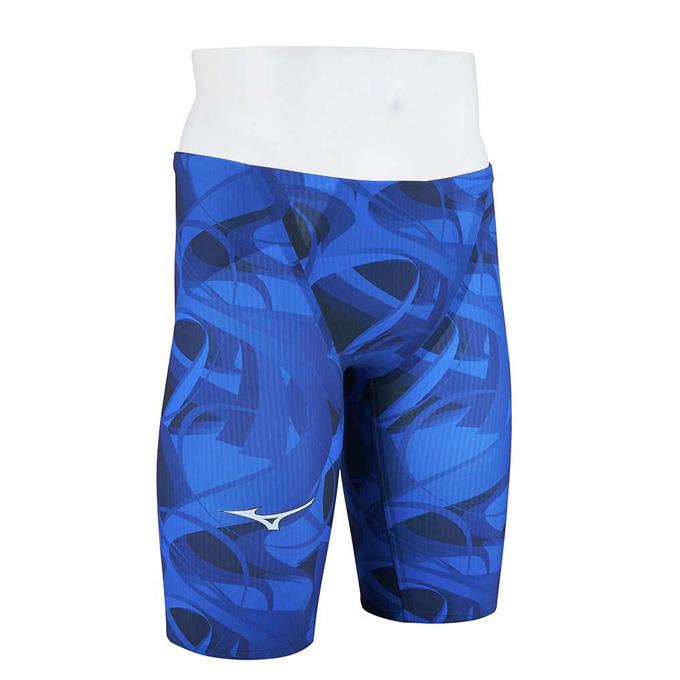 Mizuno GX-SONIC IV MR ハーフスーツ Sサイズ ブルー MIZUNO ミズノ/FINA承認済 競技用/ハーフスーツ GX SONIC 4 MR