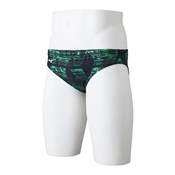 MIZUNO（ミズノ） ◇メール便対応商品◇【グリーン/Mのみ】競泳用V