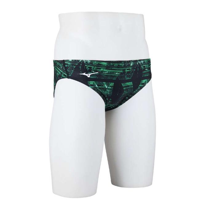 MIZUNO（ミズノ） ◇メール便対応商品◇【グリーン/Mのみ】競泳用V