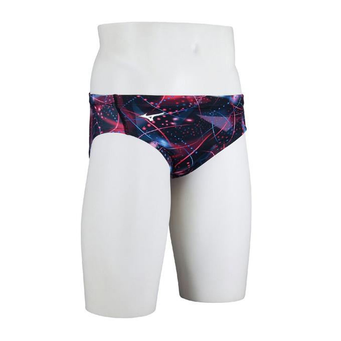 Mizuno 競泳水着 Sサイズ レッド/ブラックjssロゴ MIZUNO（ミズノ） ◇メール便対応商品◇ST Graphic 競泳練習用水着 V