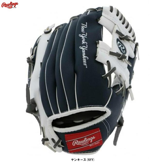 新品◇Rawlings NYヤンキース 外野手用/野球/グラブ◇左 Rawlings 軟式