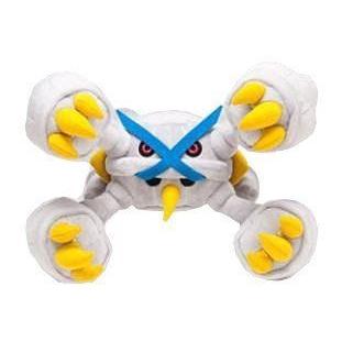 ポケモンセンターオリジナル 色違いの銀色のメガメタグロスoa ぬいぐるみ Ingerock Be