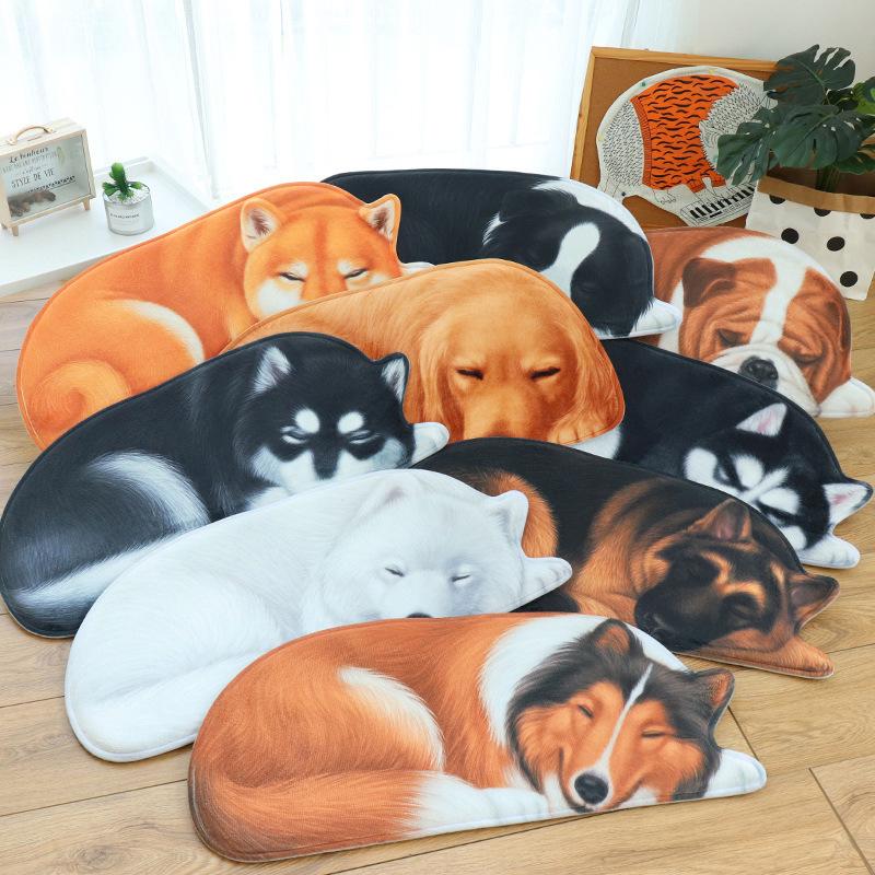ラグマット リビングマット 玄関マット お風呂マット 犬柄雑貨 イヌ