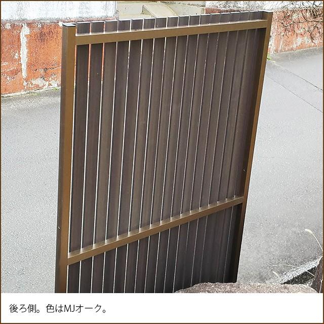 来れる方限定 フェンス  三枚　 目隠しフェンス 【10枚セット 連結ボルト付】ストライプ3型 埋込タイプ