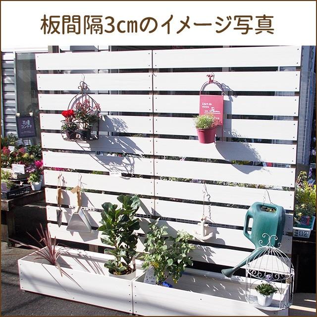MJガーデン　フェンス　　180×100 目隠しフェンス ボーダー2型 埋込タイプ 標準色 [幅100cm×高さ180cm+埋