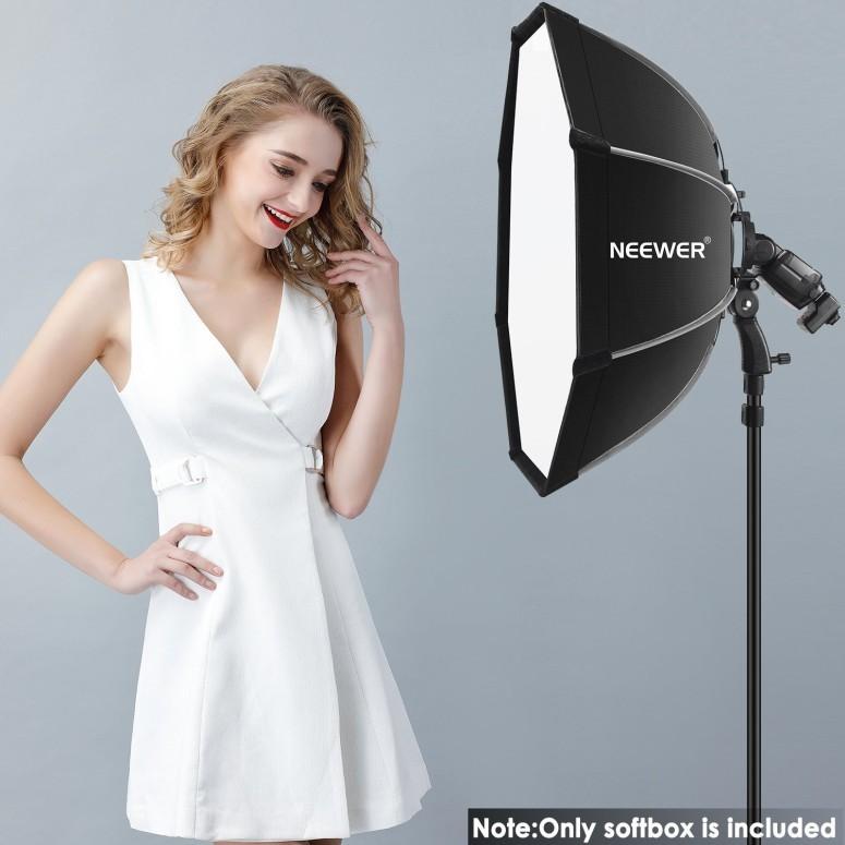 Neewer 65cm 八角形ソフトボックス Sタイプブラケットマウント付 Neewer 26 inches/65 centimeters Octagonal Softbox with S-type Bracket Mount,Carrying Case｜mj-market｜07