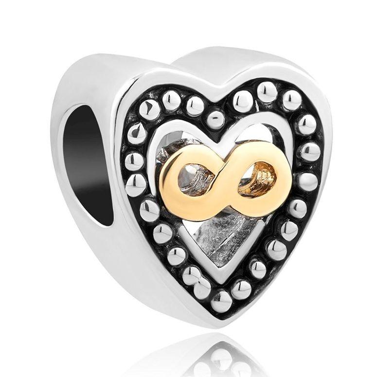 チャーム ブレスレット バングル用 LovelyJewelry ラブリージュエリー Infinity Charms I Love You